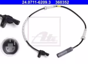 ATE ABS Sensor BMW 24.0711-6209.3 34522283045,34527841953,34527853586 ESP Sensor,Sensor, wheel speed