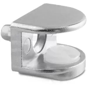 Small Shelf Bracket Glass Shelf Support With Pin 5 - 8mm Thickness Shelves - Pack of 20
