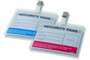 Durable Colour-Coded Security Pass Holder Pack of 25 999108004