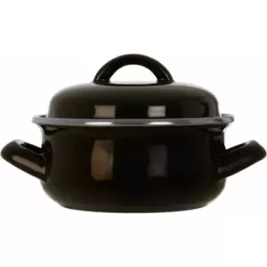 Porter 12cm Dia Black Mini Casserole Dish - Premier Housewares