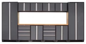 Bold 3.0 Grey 12 piece Garage Cabinet Set 8 Shelves