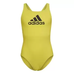 adidas BOS Swimsuit Junior Girls - Yellow