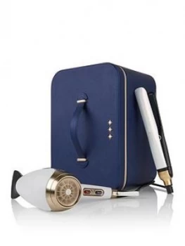 Ghd Platinum+ and Helios Hair Dryer Limited Edition Iridescent White Deluxe Gift Set