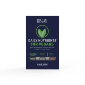 Higher Nature Daily Nutrients for Vegans 1 box