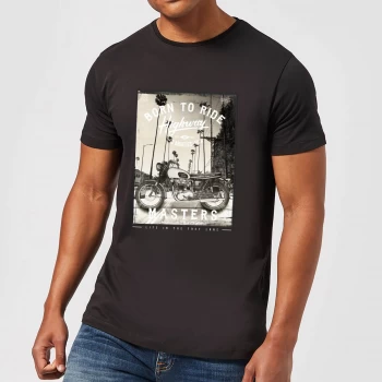 Born To Ride Mens T-Shirt - Black - 5XL