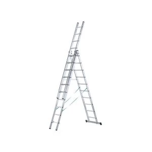 Zarges Skymaster Trade Combination Ladder 3-Part 3 x 12 Rungs