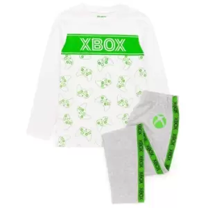 Xbox Girls Long-Sleeved Pyjama Set (6-7 Years) (White)