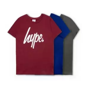 Hype 3 Pack T-Shirts Junior Boys - Multi