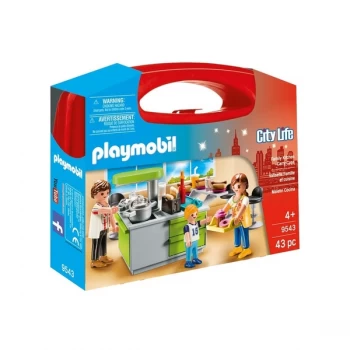 Playmobil City Life Family Kitchen Carry Case