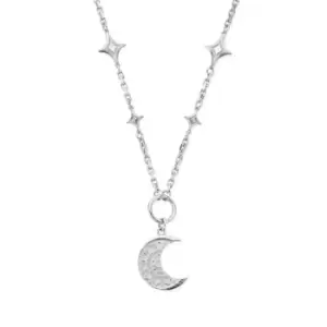 ChloBo Silver Moon Mandala Necklace