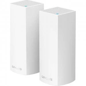 Linksys Velop Whole Home Mesh System Pack Of 2 WHW0302 UK Routers Networking in White