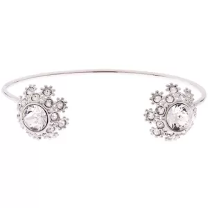 Ted Baker Ladies Silver Plated Seniie Crystal Daisy Lace Bangle TBJ1582-01-02