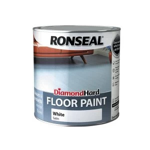 Ronseal Diamond Hard Floor Paint Satin Tile Red 5 litre
