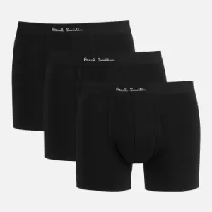 Paul Smith Mens 3 Pack Long Trunk Boxer Shorts - Black - XL