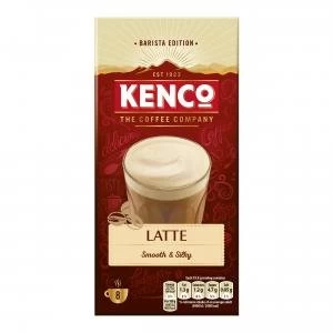 Kenco Caffe Latte Instant Sachet Ref 4031816 Pack 8 x 5 Boxes