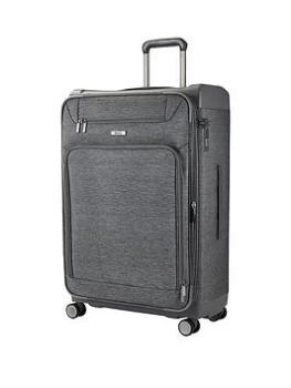 Rock Luggage Parker 8-Wheel Suitcase Large - Grey