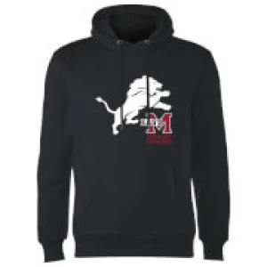 East Mississippi Community College Lion and Logo Hoodie - Black - M