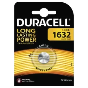 Duracell Batterie Knopfzelle CR1632 3.0V Lithium 1St. - Battery -...