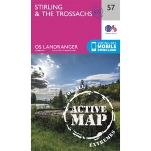 Stirling & the Trossachs by Ordnance Survey (Sheet map, folded, 2016)
