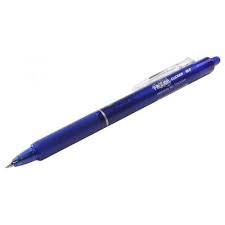 Pilot FriXion Clicker Rollerball Retractable Erasable Pen 0.7mm Tip 0.35mm Line Blue Pack of 12