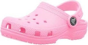 Crocs CLASSIC CLOG K Girls Childrens Clogs (Shoes) in Pink - Sizes 11 kid,13 kid,1 kid,3 kid,4 toddler,7 toddler,10 kid,12 kid,2 kid,6 toddler,4 toddl