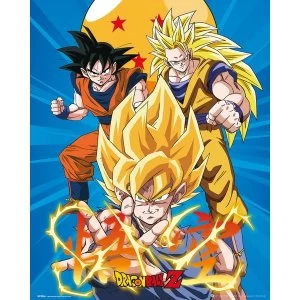 Dragon Ball Z 3 Gokus Mini Poster