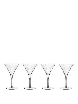Luigi Bormioli Bach Martini Glasses, 260Ml, Set Of 4