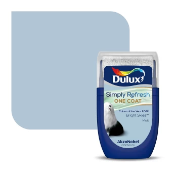 Dulux Simply Refresh One Coat Bright Skies Matt Emulsion Paint 30ml