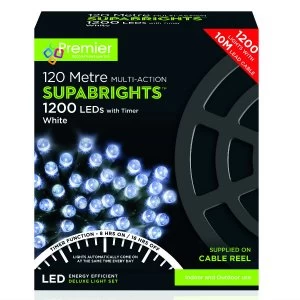 Premier Decoration Ltd Premier 1200-LED Supabright Fairy Lights