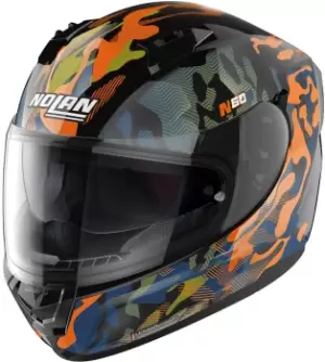 Nolan N60-6 Foxtrot Helmet, black-orange, Size S, black-orange, Size S