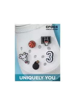 Crocs Jibbitz Charm Basketball Star 5 Pack
