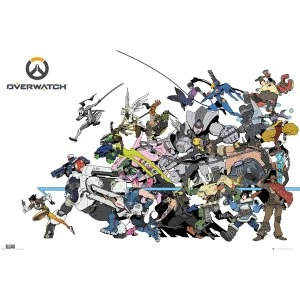 Overwatch Battle Maxi Poster