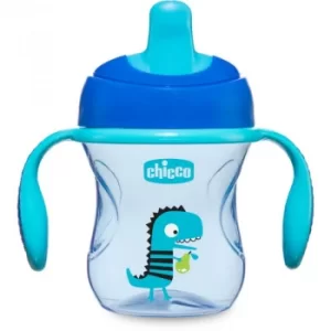 Chicco Train training cup with handles 6m+ Blue 200ml
