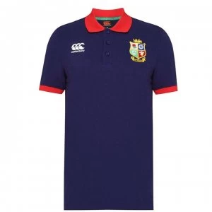 Canterbury British and Irish Lions Nations Polo Shirt Mens - PEACOAT