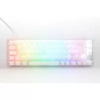 Ducky One 3 Aura SF 65% Mechanical Gaming Keyboard White Frame Cherry Silent Red Switch UK Layout