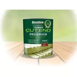 Barrettine - Timber / Cladding Cut End Preserver - Green - 1 Litre - Green