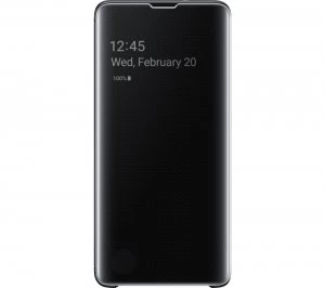 Galaxy S10 Clear View Case Black