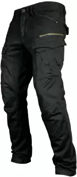 John Doe Defender Mono Motorcycle Textile Pants, black, Size 28, black, Size 28