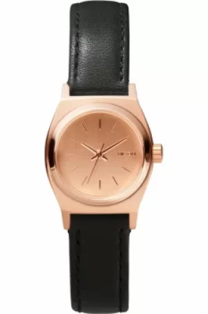 Ladies Nixon The Small Time Teller Leather Watch A509-1932