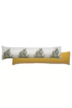 Woodland Hare Printed Draught Excluder Cover