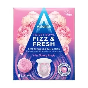 Astonish Fizz and Fresh Pink Toliet Tabs 8 Pack - wilko