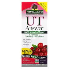 Natures Answer UT Answer, D-Mannose & Cranberry 120ml