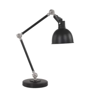 Cera Desk Task Lamp Black Matt, Steel