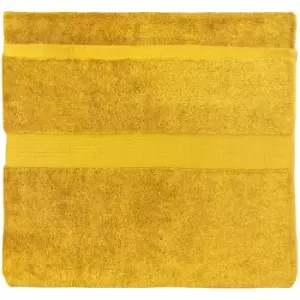Paoletti Cleopatra Egyptian 100% Cotton Face Cloth, Ochre, 2 Pack