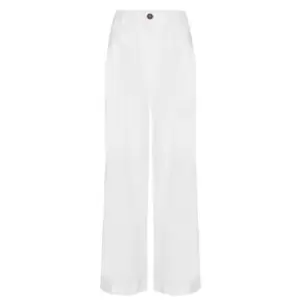 SoulCal Linen Blend Trousers Womens - White
