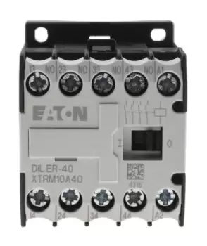 Eaton Contactor Relay - 4NO, 10 A Contact Rating, 600 Vac, 4P