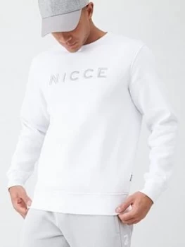 Nicce Rhodium Sweatshirt - White