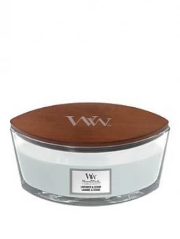 Woodwick Ellipse Jar Candle ; Lavender And Cedar