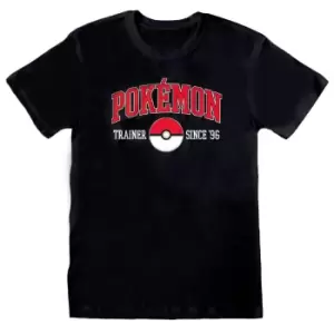 Pokemon Unisex Adult Since 96 T-Shirt (XL) (Black)