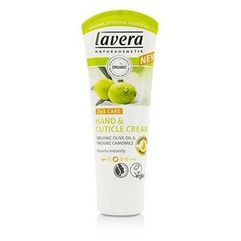 Lavera Organic Olive Oil & Camomile 2 In 1 Care Hand And Cuticle Cream 61947/107086 75ml/2.5oz